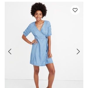 Madewell denim wrap dress • new with tags!